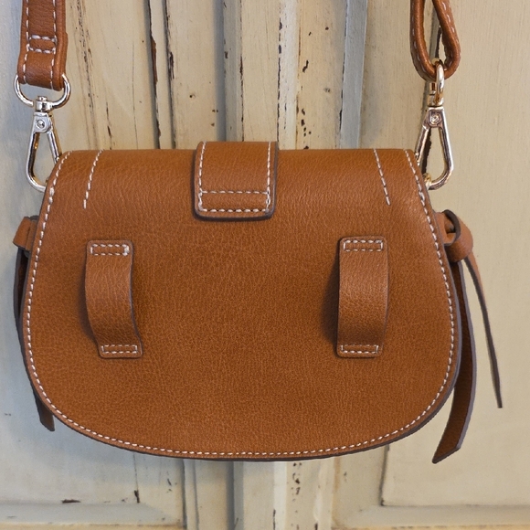 Rachel Zoe Tan Leather Crossbody Bag Or Convertible Belt Bag - Picture 2 of 3